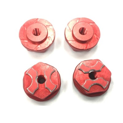 ¾Ë¾¾¹ðÅ© BU-680Red New SAVAGE¿ë FLANGED LOCK NUT (Red/ 4pcs) 17MM ÈÙ ³ÊÆ®
