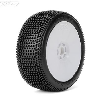 [�˾���ũ] JKO1002DWUSU [JETKO] (�ֻ�� ���̽� Ÿ�̾�) BLOCK IN:1/8 Buggy Ultra Super Soft White Rim (2pcs)