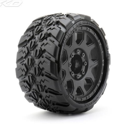 [˾ũ] JKO1602CBMSGBB1 [JETKO] 1/8 SGT 3.8 EX-KING COBRA/Claw Rim (2pcs) Belted - 17mm 0 offset (Narrow)