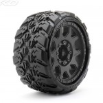 [JETKO] 1/8 SGT 3.8 EX-KING COBRA/Claw Rim (2pcs) Belted - 17mm 1/2 0ffset Wide