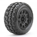 [JETKO] 1/8 MT 3.8 EX-TOMAHAWK/Claw Rim (2pcs) Belted - 17mm 0 offset (Narrow)