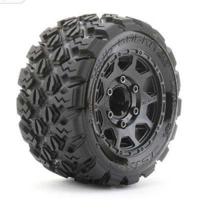 [˾ũ] JKO1802CBMSGBB1 [JETKO] 1/8 MT 3.8 EX-KING COBRA/Claw Rim (2pcs) Belted - 17mm 0 offset (Narrow)
