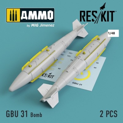 [˾ũ] CGRS48-0119 [MIG AMMO] CGRS48-0119 1/48 GBU31 Bomb - 2 pcs ,A-10, B-1, B-2, B-52, F-16, F-15, F-35