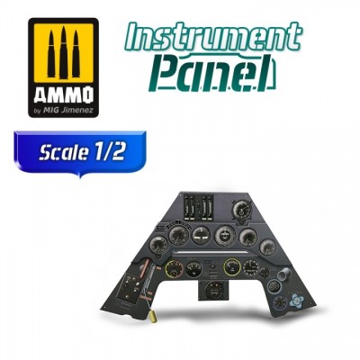 [˾ũ] CG8283 [MIG AMMO] CG8283 1/2 Focke Wulf Fw190A-3 - Instrument Panel - MDF Ʈ ǰ - ũ 472 x 261 β 30 mm