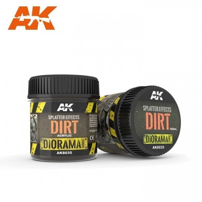 [˾ũ] CAK8035 [AK interactive] CAK8035 SPLATTER EFFECTS DIRT - 100ml