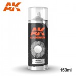 [AK interactive] CAK1022 Aluminum Spray 150ml