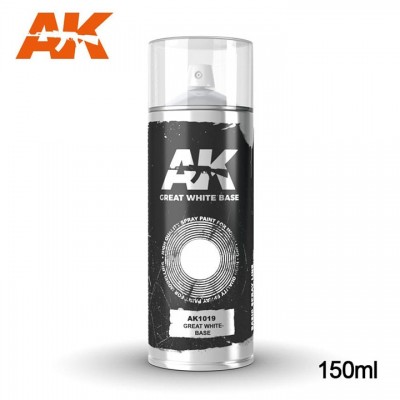 [˾ũ] CAK1019 [AK interactive] CAK1019 Great White Base Spray 150ml