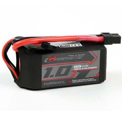 [�˾���ũ] 9067000124-0 [TURNIGY] Graphene 14.8V 1000mAh 65C ��Ƭ������ ���͸� - XT60