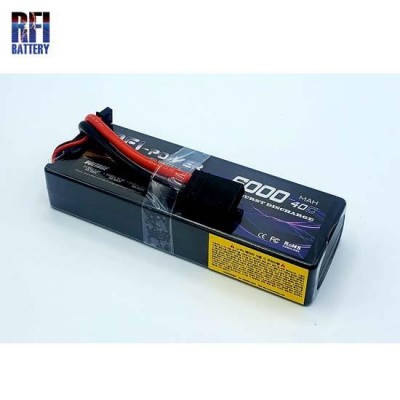 �˾���ũ RFI746040TRX [RFI BATTERY] 7.4V 6000mah 40C ��Ƭ������ ���͸� �ϵ����̽� - Ʈ���罺��
