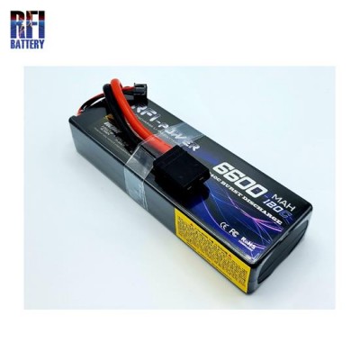 �˾���ũ RFI6601202XTRX [RFI BATTERY] 7.4V 6600mah 120C ��Ƭ������ ���͸� �ϵ����̽� - Ʈ���罺