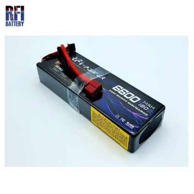�˾���ũ RFI6601202XT [RFI BATTERY] 7.4V 6600mah 120C ��Ƭ������ ���͸� �ϵ����̽� - ����