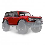 [Traxxas] AX9211R Body, Ford Bronco (2021), complete, Red (painted)