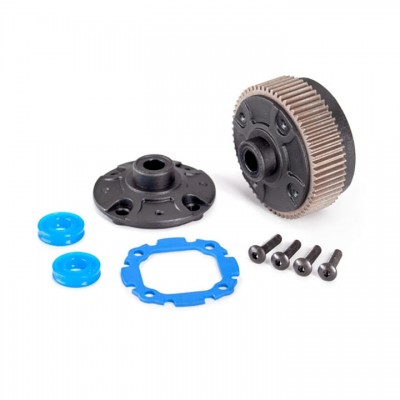 [˾ũ] AX9481 [Traxxas] AX9481 Differential with steel ring gear/ side cover plate/ gasket/ x-rings (2)/ 2.5x10mm BCS (4)