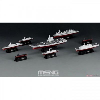 [˾ũ] CEMH-001 [Meng] CEMH-001 1/2000 Chinese Fleet Set 1 - 6 Types Included
