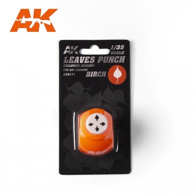 [˾ũ] CAK9171 [AK interactive] CAK9171 Leaves punch birch - 1:35 / 1:32 / 54mm