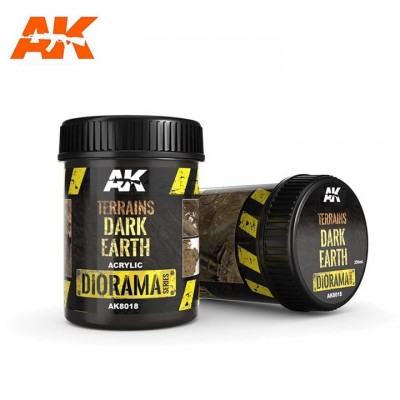 [˾ũ] CAK8018 [AK interactive] CAK8018 TERRAINS DARK EARTH - 250ml (Acrylic)