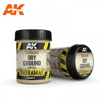 [˾ũ] CAK8015 [AK interactive] CAK8015 TERRAINS DRY GROUND - 250ml (Acrylic)