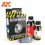 [AK interactive] CAK8043 RESIN WATER 2 COMPO EPOXY RESIN- 375ml