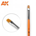 [AK interactive] CAK608 FLAT BRUSH 8 SYNTHETIC