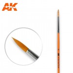 [AK interactive] CAK607 ROUND BRUSH 8 SYNTHETIC