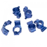 [DETAILS TECH] 1/10 Traxxas MAXX Aluminum Steering Knuckle Set, C hub set, Rear Stub Axle Carriers Set (Blue)