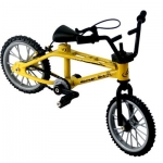 [DETAILS TECH] ( Ǽ) RC Model Decorative Flick Trix Finger Bike 11x8cm (Yellow)