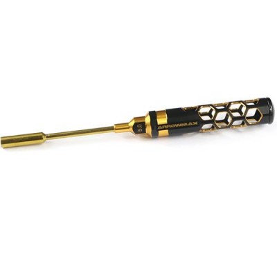 [�˾���ũ] AM-450150-BG [ARROW MAX] Nut Driver 5.0 X 100mm Black Golden