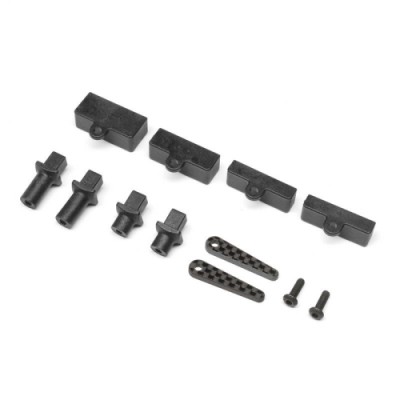 �˾���ũ TLR231102 [TLR Racing] Carbon Tab Battery Mount Set: 22X-4