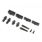 [TLR Racing] Carbon Tab Battery Mount Set: 22X-4