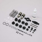 [TLR Racing] 36.5MM SHOCK SET, G3 3MM, TICN (2)
