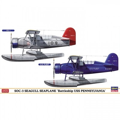 [˾ũ] BH02394 [Hasegawa] BH02394 1/72 SOC-3 Seagull USS Pennsylvania - Set of 2
