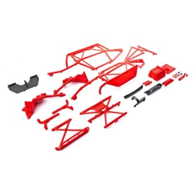 [�˾���ũ] AXI231044 [Axial] Cage Set, Complete, Red: Capra 4WS UTB