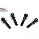 [TEAM MAGIC] E4 Steering Block 5x10mm Ball Stud (4)-Black