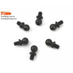 [TEAM MAGIC] E4 5x4mm Ball Stud (6)-Black
