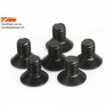 [TEAM MAGIC] 3x5mm Steel FH Screw (6)