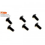 [TEAM MAGIC] 2x4mm Steel Button Head Screw (6)