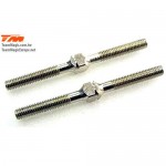 [TEAM MAGIC] 3x40mm Stainless Steel Adjustable Linkage Rod (2)