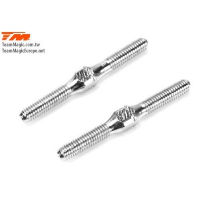 [˾ũ] 116133W [TEAM MAGIC] 3x30mm Stainless Hardened Adjustable Rod (2)