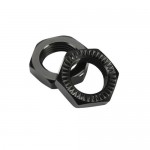 [TEAM MAGIC] Serrated Wheel Nut (2)- Black
