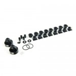 [TEAM DURANGO] BB ALUMINIUM SHOCK CAP SET (BLACK)