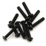 [TEAM DURANGO] BUTTON HEAD HEX SCREW M3x15mm (10pcs)
