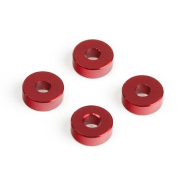 [˾ũ] TD709042 [TEAM DURANGO] ALUMINIUM SPACER 8x3x2.8mm (4pcs)(RED)