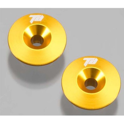 [˾ũ] TD320195 [TEAM DURANGO] ALUMINIUM FRONT BULKHEAD BUTTON (2pcs)(GOLD)