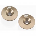 [TEAM DURANGO] ALUMINIUM FRONT BULKHEAD BUTTON (2pcs)(OLIVE)