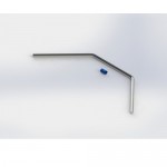 [TEAM DURANGO] ANTI-ROLL BAR FRONT 2.2mm BLUE