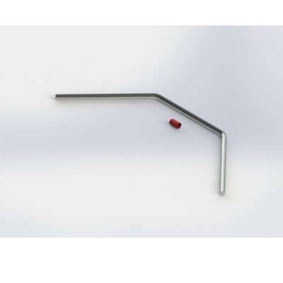 [˾ũ] TD330699 [TEAM DURANGO] ANTI-ROLL BAR REAR 2.8mm RED