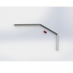 [TEAM DURANGO] ANTI-ROLL BAR REAR 2.8mm RED