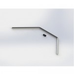 [TEAM DURANGO] ANTI-ROLL BAR REAR 2.9mm BLACK