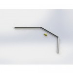 [TEAM DURANGO] ANTI-ROLL BAR REAR 2.7mm YELLOW