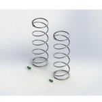 [TEAM DURANGO] SHOCK SPRING 84mm GREEN (57 gf/mm)(2pcs)